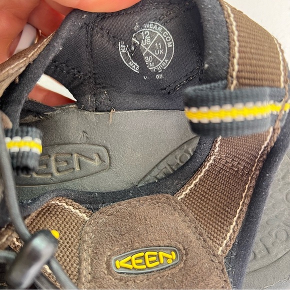 Keen Newport Sandals Mens 12 Brown Leather Closed Toe Hiking Water Shoes Sport - Picture 3 of 4